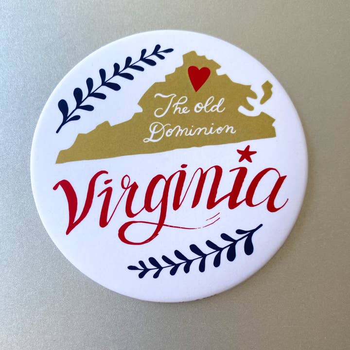 Flourish Creative - Wholesale Magnet - Virginia State Magnet 2