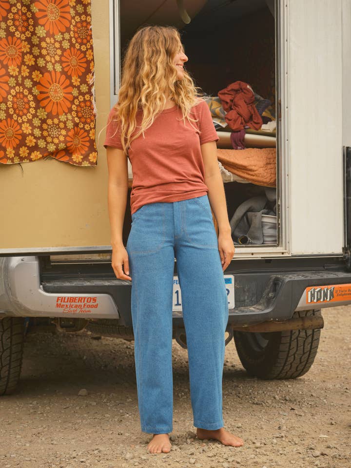 Denim Indaco Pantaloni da pittore in vendita all'ingrosso su Faire12