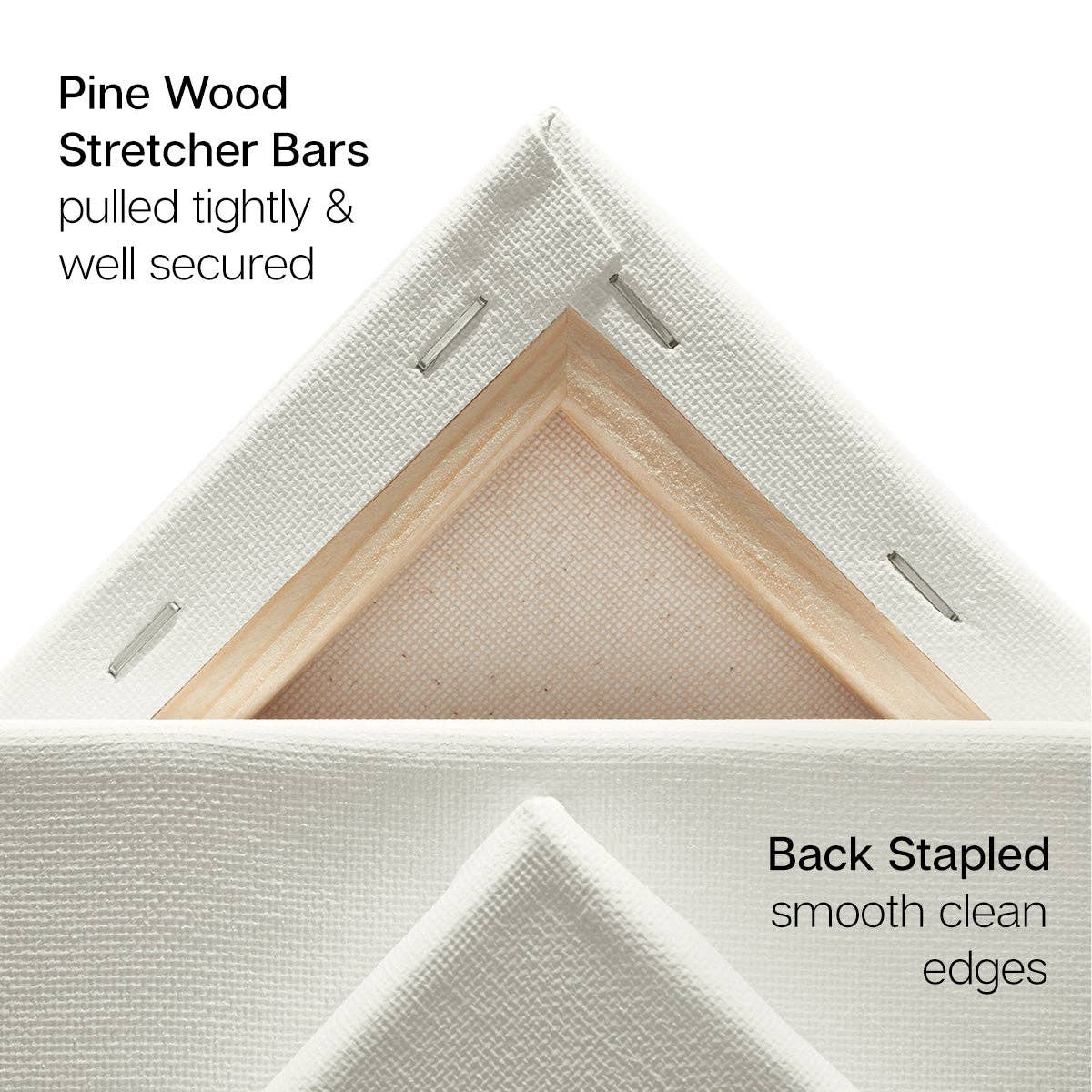 KINGART - Wholesale Painting paper - Stretched Canvas Mixed Sizes Value Pack 10 pc3