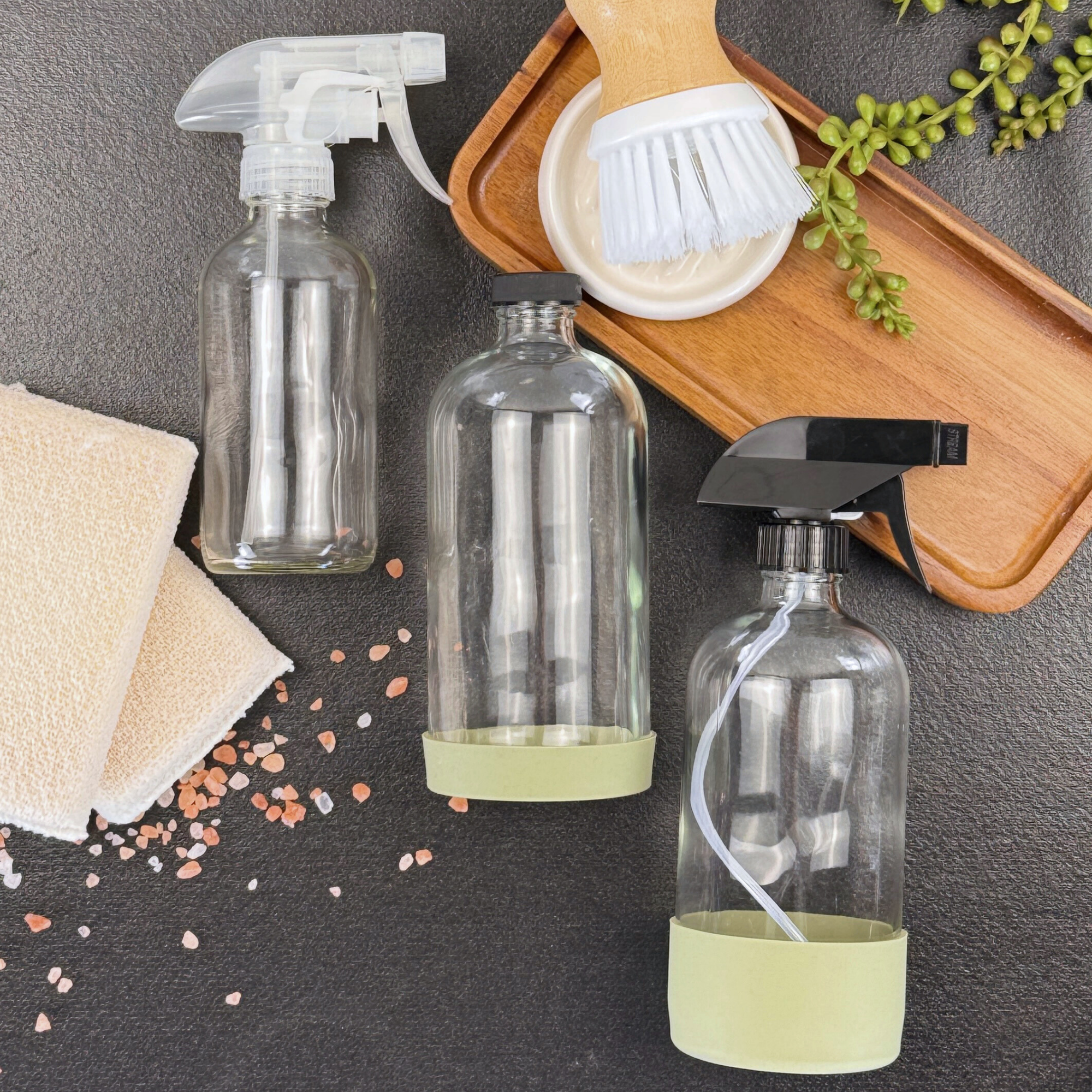 Blush Apothecary - Vendita all'ingrosso Dispenser per sapone - Bottiglia Dispenser in Vetro Trasparente2