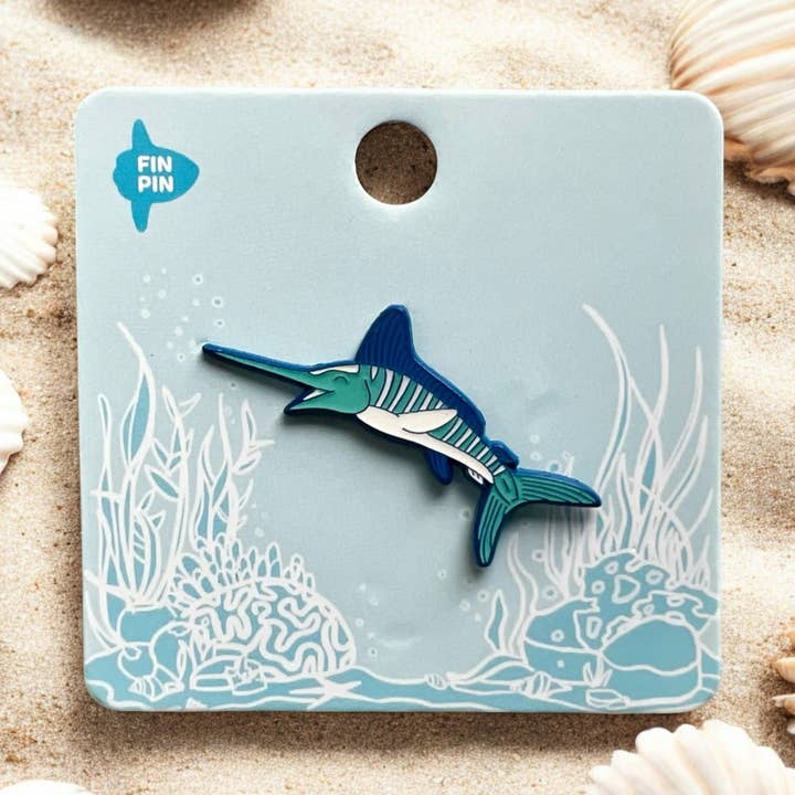 Randig marlin-nål • Endast för Patreon för wholesale av Fin Pin Shop