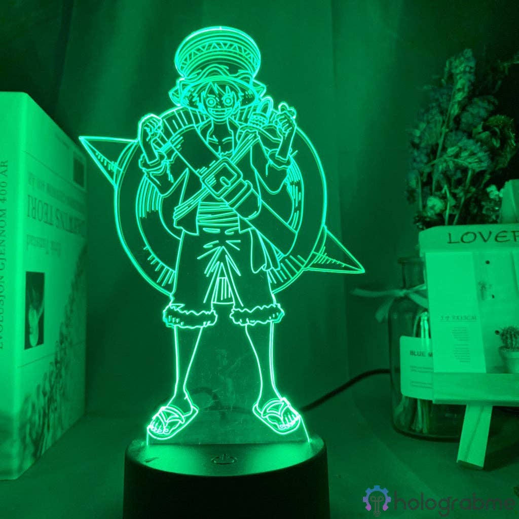 Holograbme - Wholesale Accent/Desk Lamp - One Piece Lamp Captain Monkey D. Luffy5