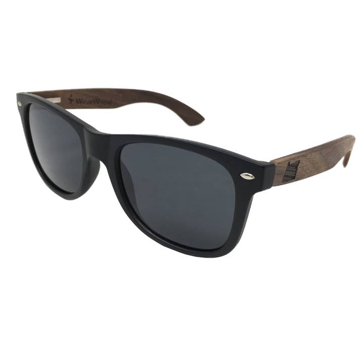 State of Oregon Classic Black Walnut Sunglasses for wholesale by WearWood