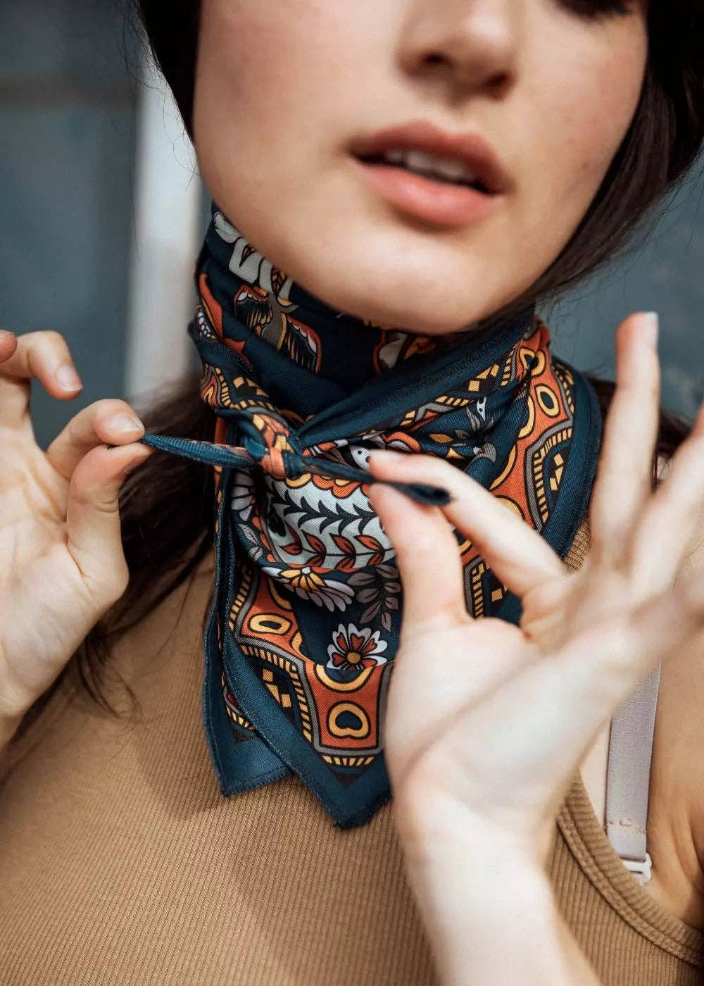 WILDUST - Vendita all'ingrosso Sciarpa - Donna - Sciarpa Moto Nomad - Stile Bohemien e Spirito Avventuroso3