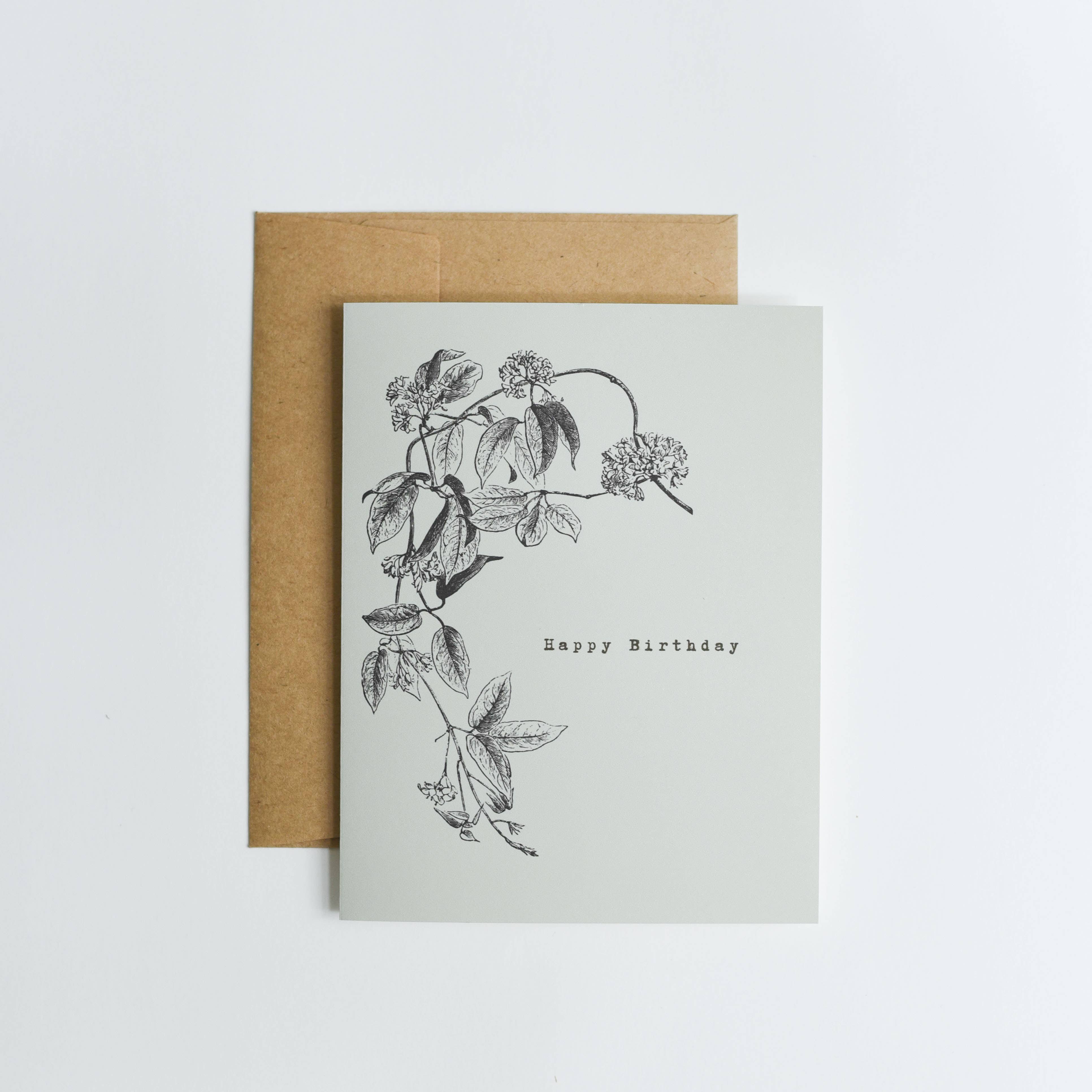 Cardinal Farmhouse - Wholesale Birthday Card - Happy Birthday Card - Floral