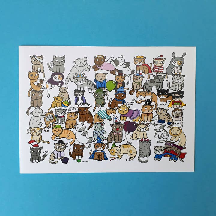 Chats - Groupe pour la vente par Penguin Parade