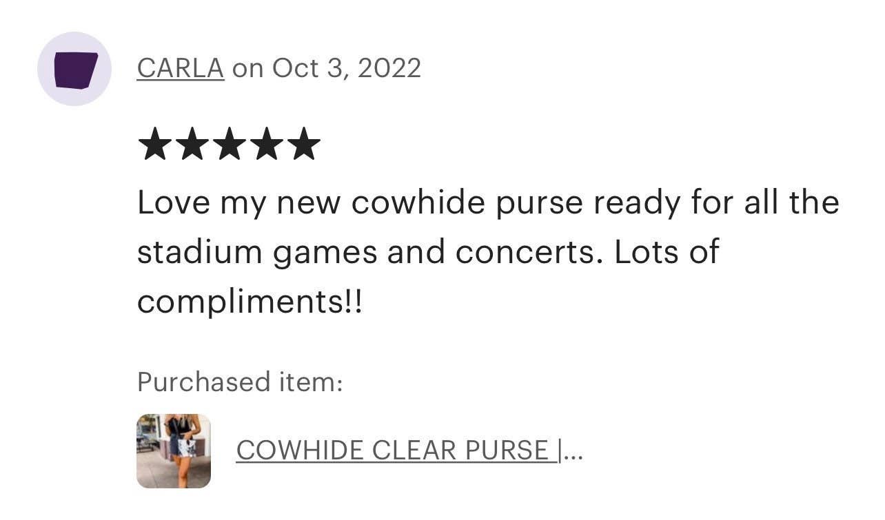 Boho Ranch Shop - Wholesale Crossbody Bag - Women's - Western Cowhide Hairon Clear Crossbody Purse10