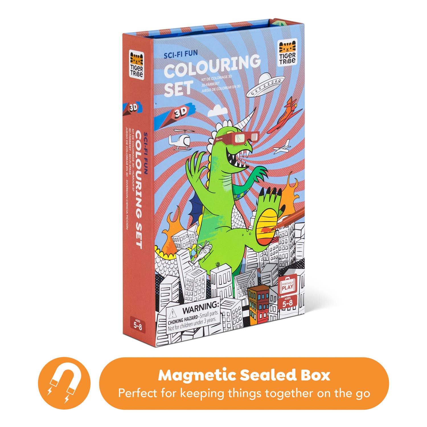 Tiger Tribe - Wholesale Coloring & Activity Book - Kids & Baby - 3D Coloring Set - Sci Fi Fun5