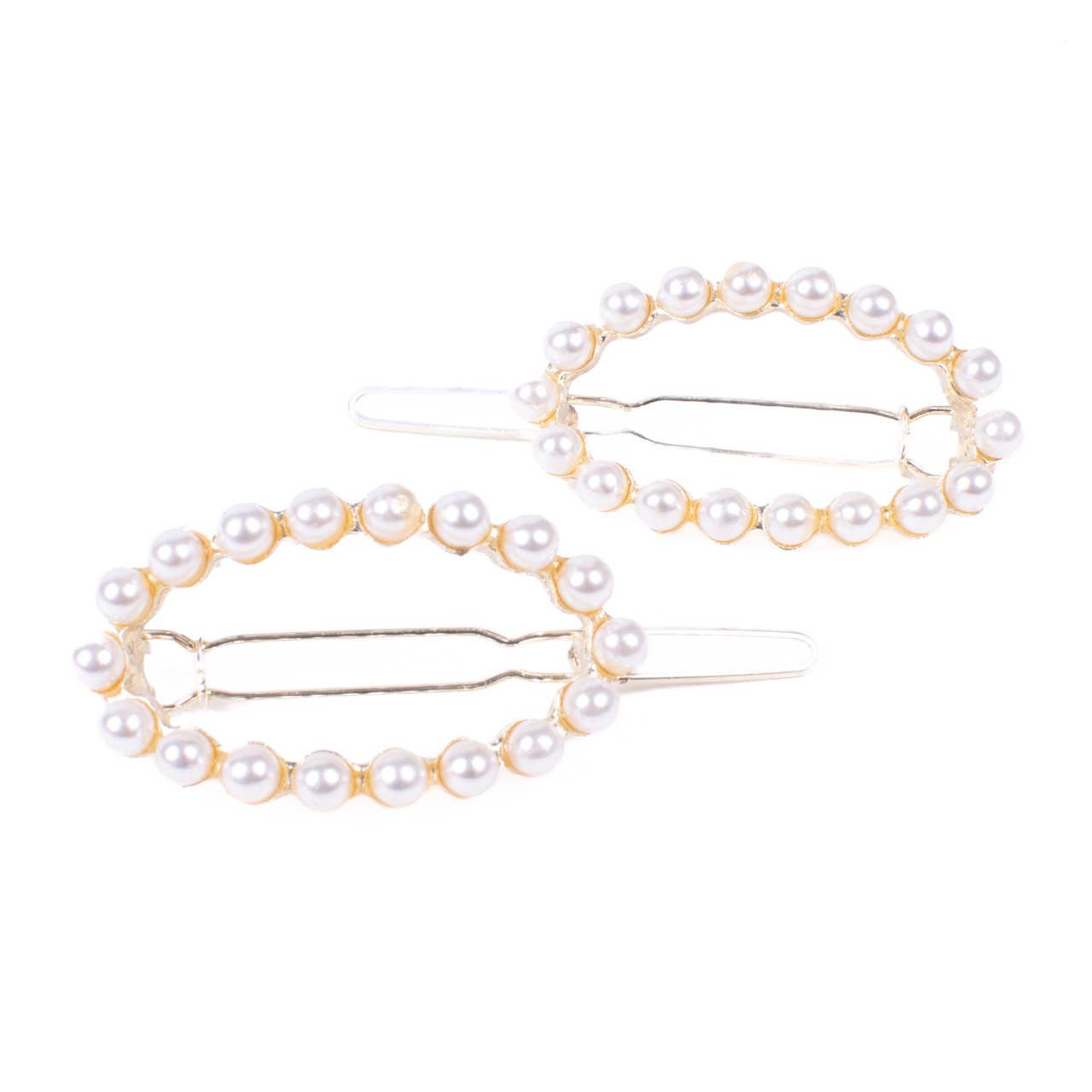 Selini New York - Vente Pince à cheveux – femme - Ensemble de 6 pinces à cheveux ovales en perles pin-2HCP10001