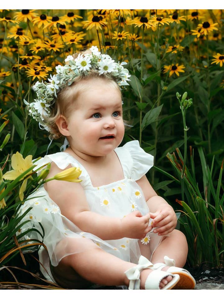 Bailey's Blossoms - Wholesale Bodysuit (Non-Footed) - Baby - Dixie Dress Romper - Pickin' Daisies2