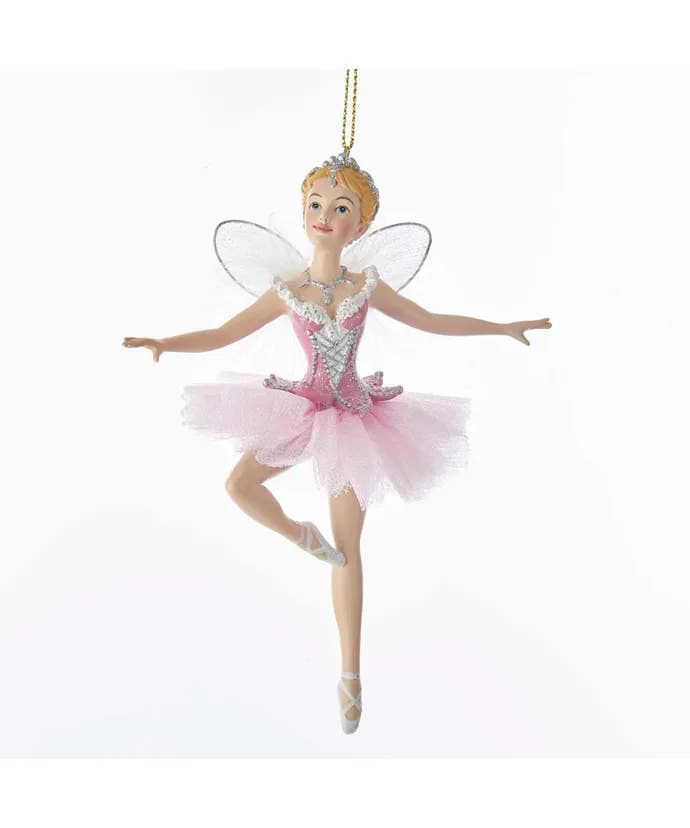 Kurt S. Adler, Inc. - Wholesale Ornament - 5.88"SUGAR PLUM FAIRY ORNAMENT W/WINGS