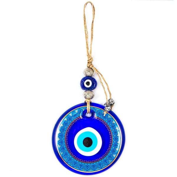 Gold Accent Evil Eye Wall Hanging - Assortment 4 Pcs for wholesale by Gypsy Soul