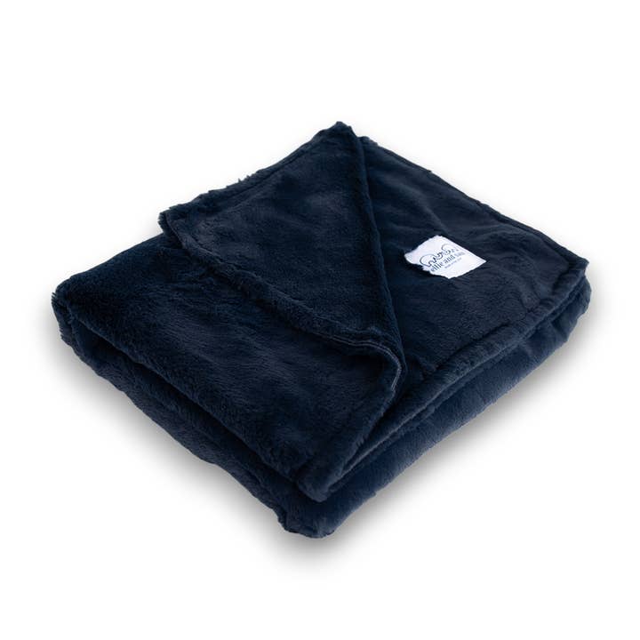 Couverture de Luxe Sans Bordures - Marine pour la vente par ellie and sam