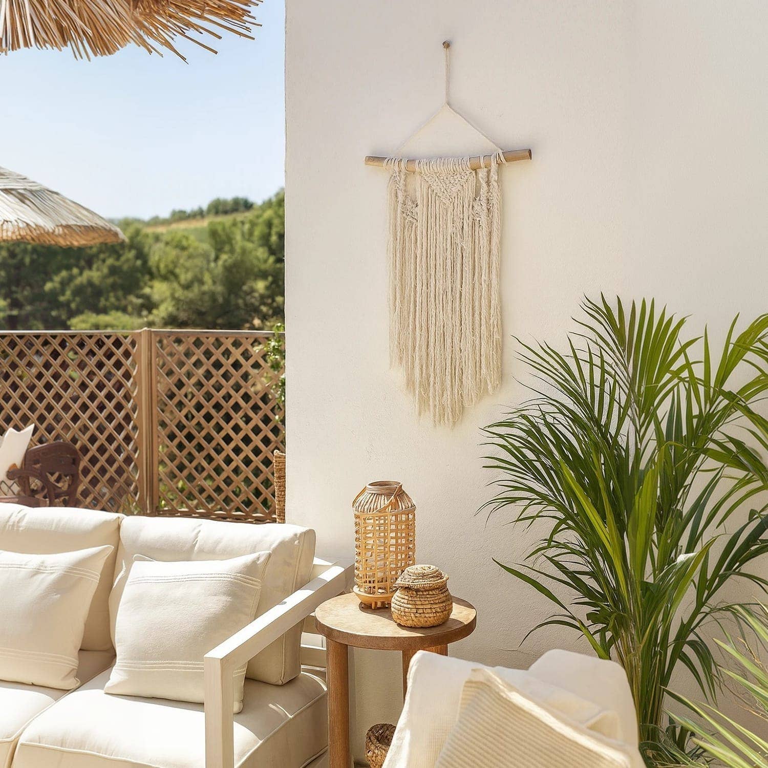 Etnico del Mondo – Engroshandel Pyntekvast – Macramé til ophængning Naturens kraft Boho Chic1