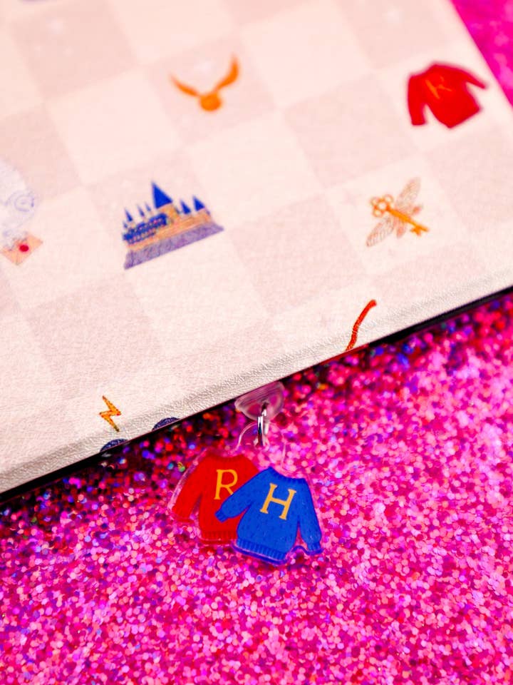 Happy Christmas Sweaters Kindle Charm for wholesale by Furever Booked