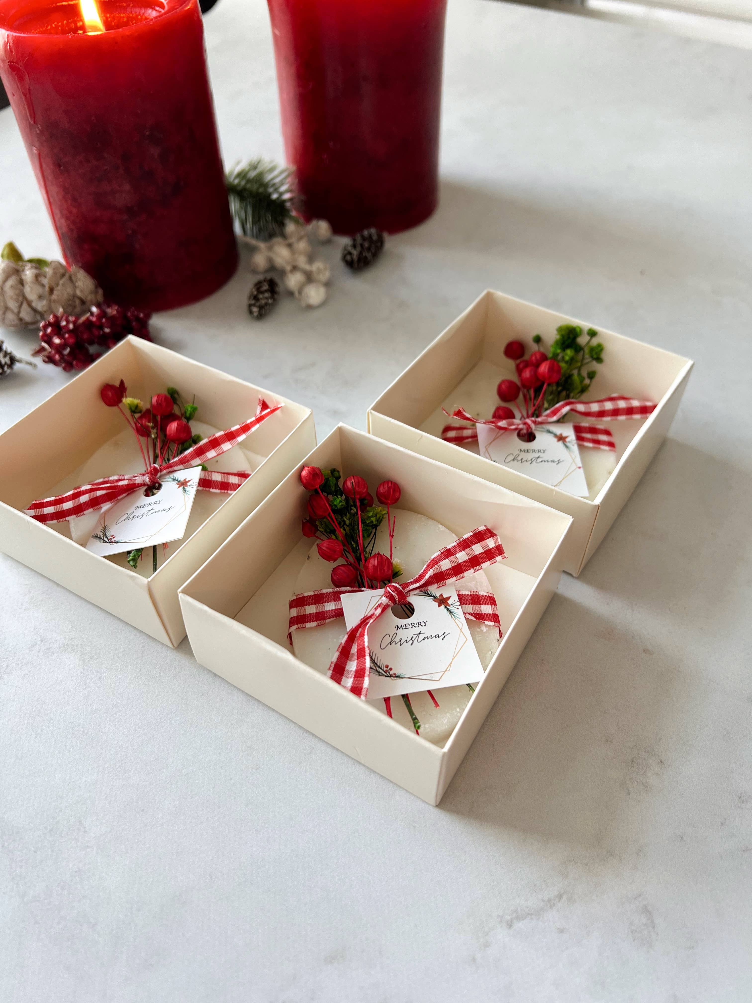 Uniq Favors - Vendita all'ingrosso Regalini per gli invitati - Sapone regalo natalizio, bomboniere personalizzate per gli ospiti5