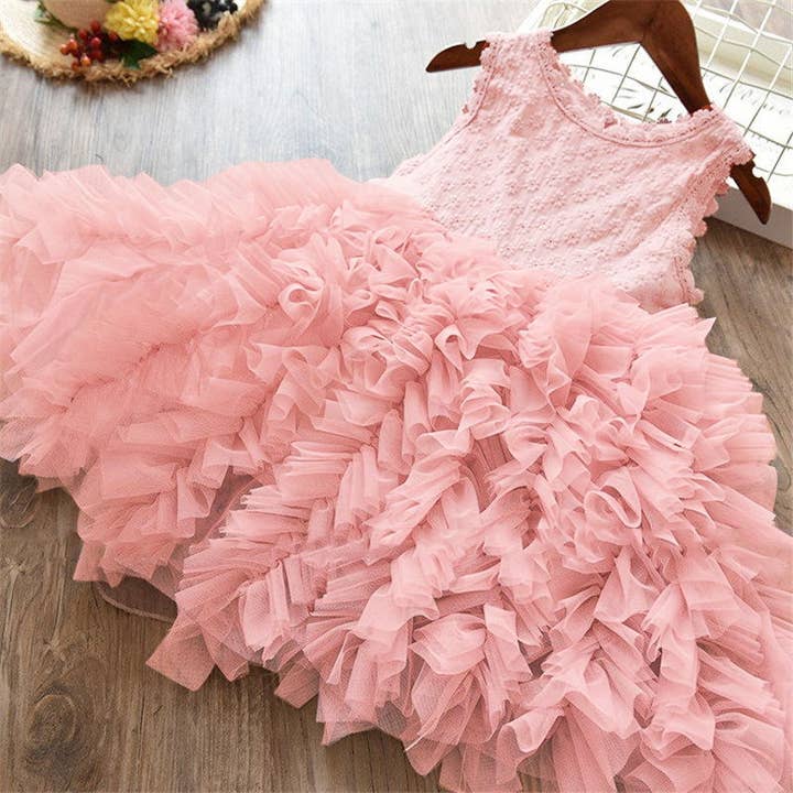 Robe Princesse Enfant en Dentelle Adorable pour Demoiselle d'Honneur pour la vente par shoplittleswan