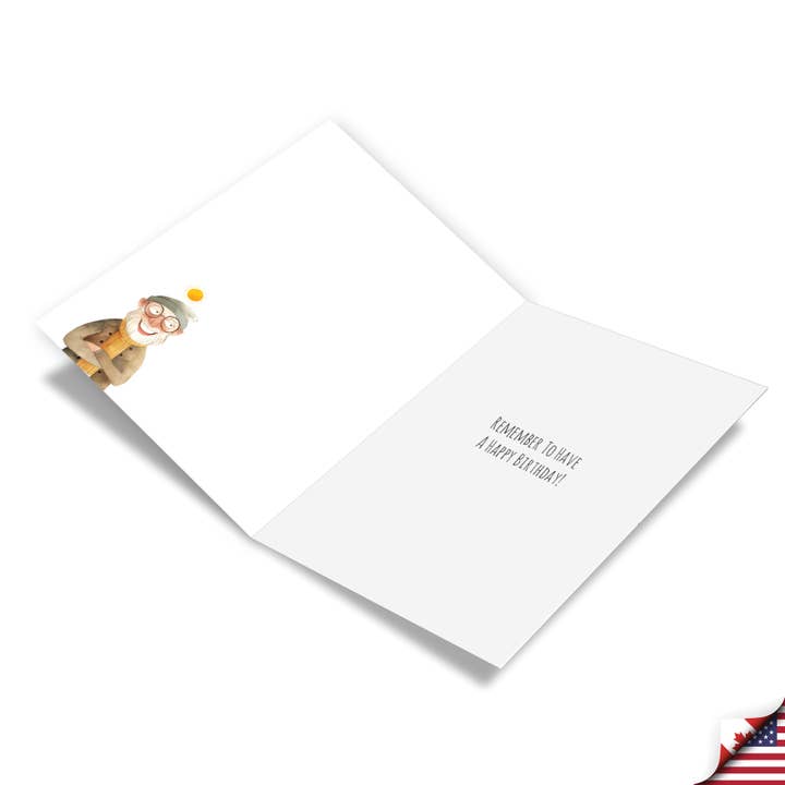 NobleWorks - Wholesale Birthday Card - 1 Funny Birthday Greeting Card - Got Distracted - NobleWorks1