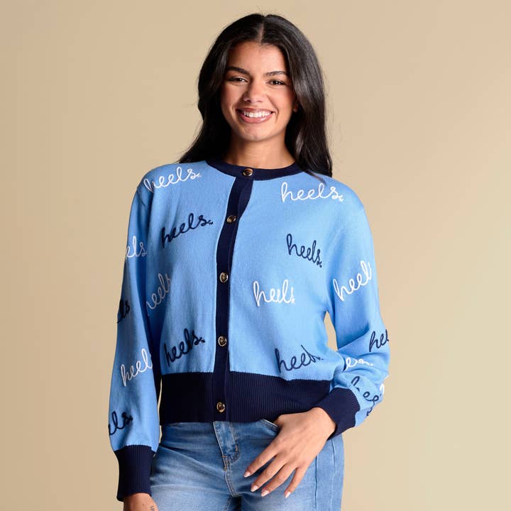 The Angled Rope Embroidery Cardigan | UNC for wholesale by Stewart Simmons