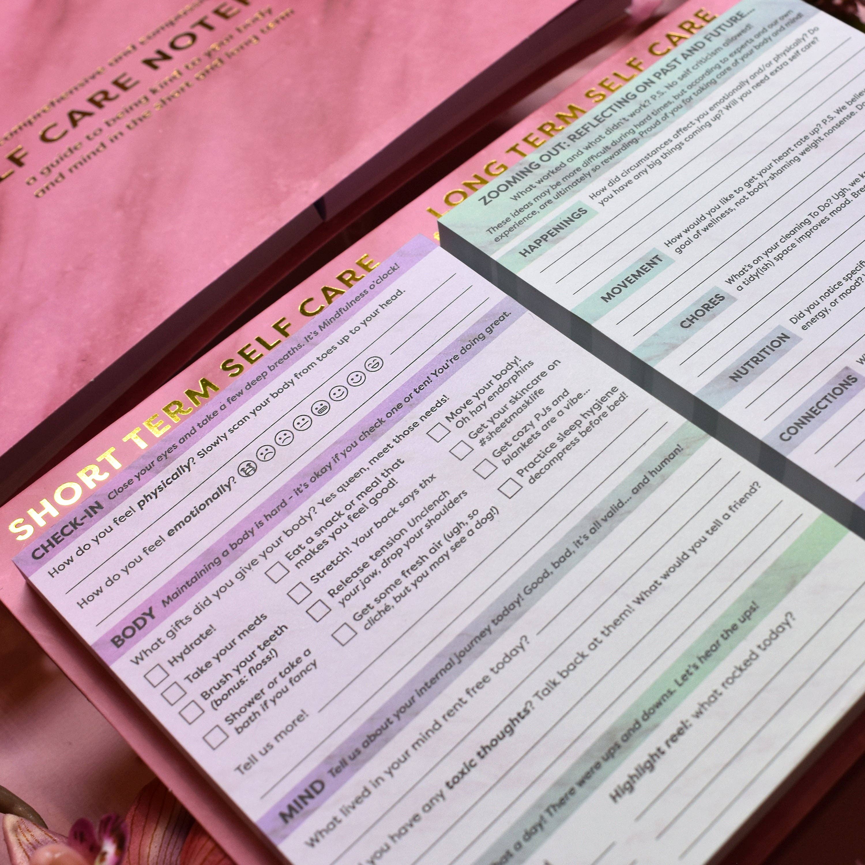 Dash of Pep - Wholesale Notepad - The Ultimate Self Care Notepad1