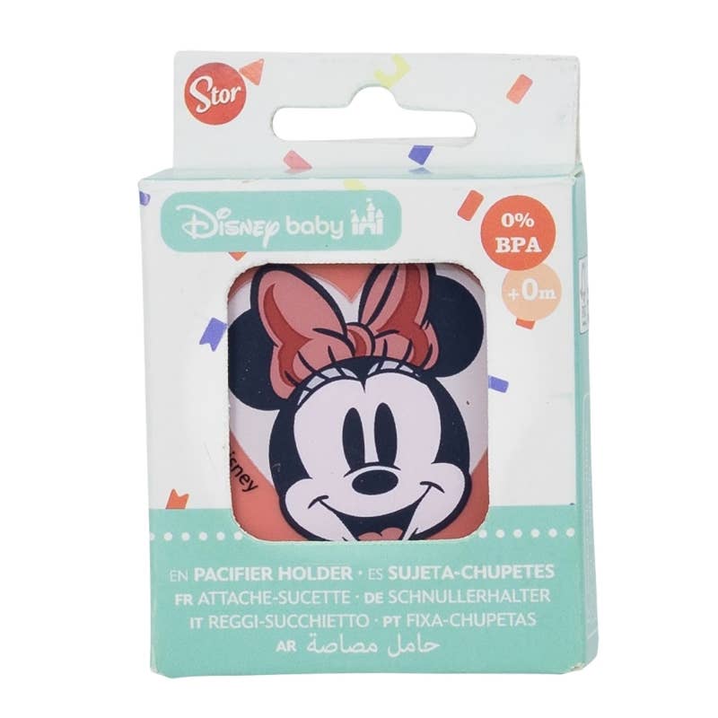 Stor - Venta al por mayor Chupete - Bebés - Stor Sujeta Chupetes Minnie Mouse Heart Full1