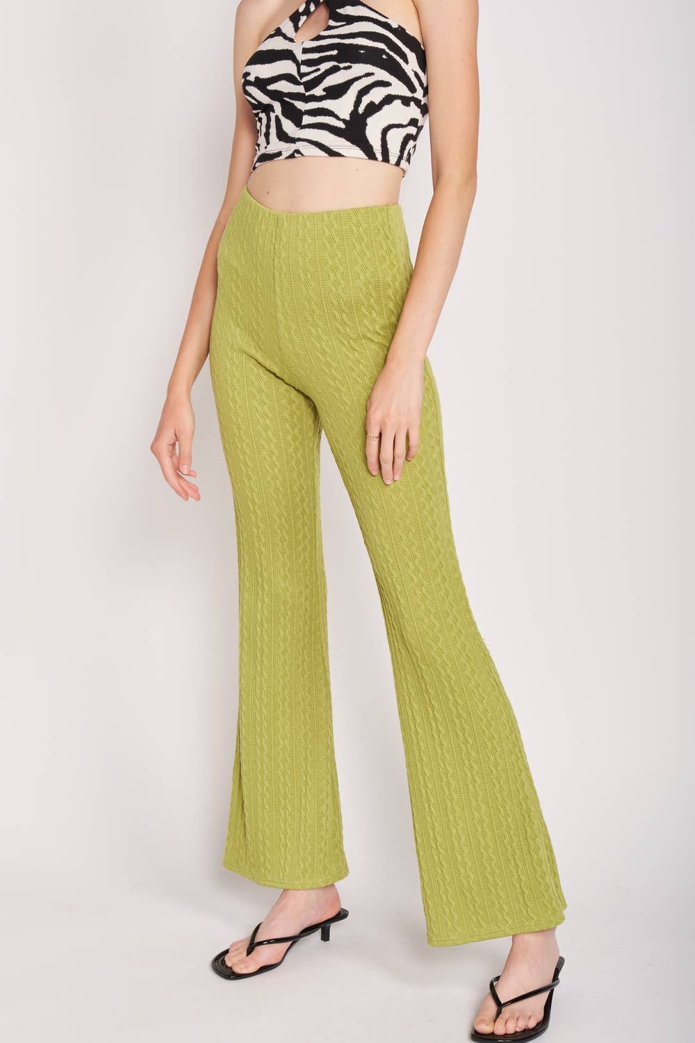 Emory Park - Wholesale Pants - Women's - CABLE KNIT PANTS10