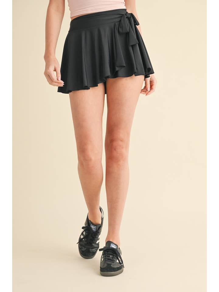 KIMBERLY C - Wholesale Skort - Women's - Balletcore Wrap Skort