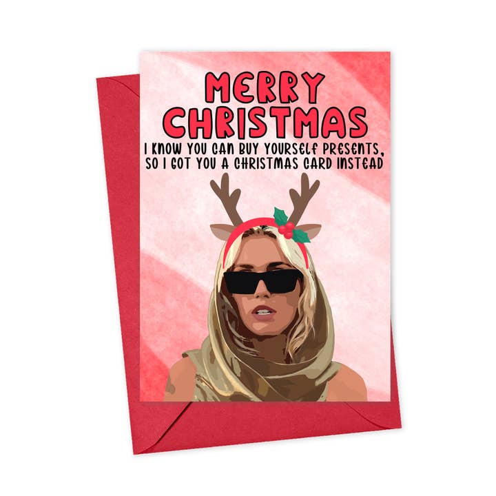 Funny Christmas Cards Pop Culture Holiday Cards for Her for wholesale by R is for Robo