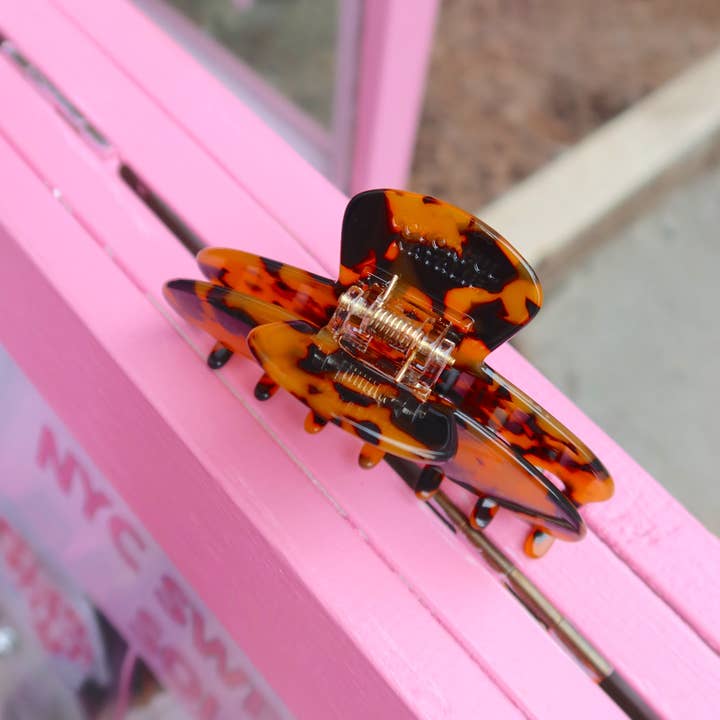 Colorful Natalie - Wholesale Hair Clip - Women's - New York Studded Leopard Hair Clip1