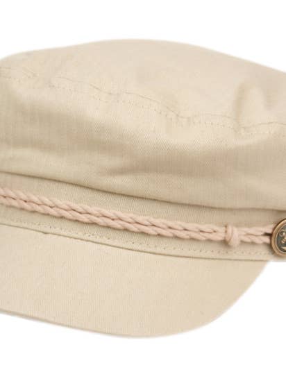 Cotton Greek Fisherman Hat - Khaki for wholesale by Funky Junque