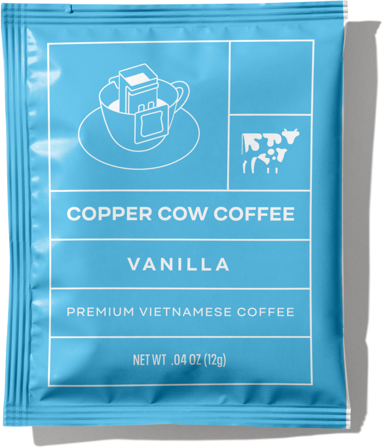Copper Cow Coffee - Wholesale Ground Coffee - Coffee - Vanilla Pour-Over Tray (12ct) I 4 Pack Case1