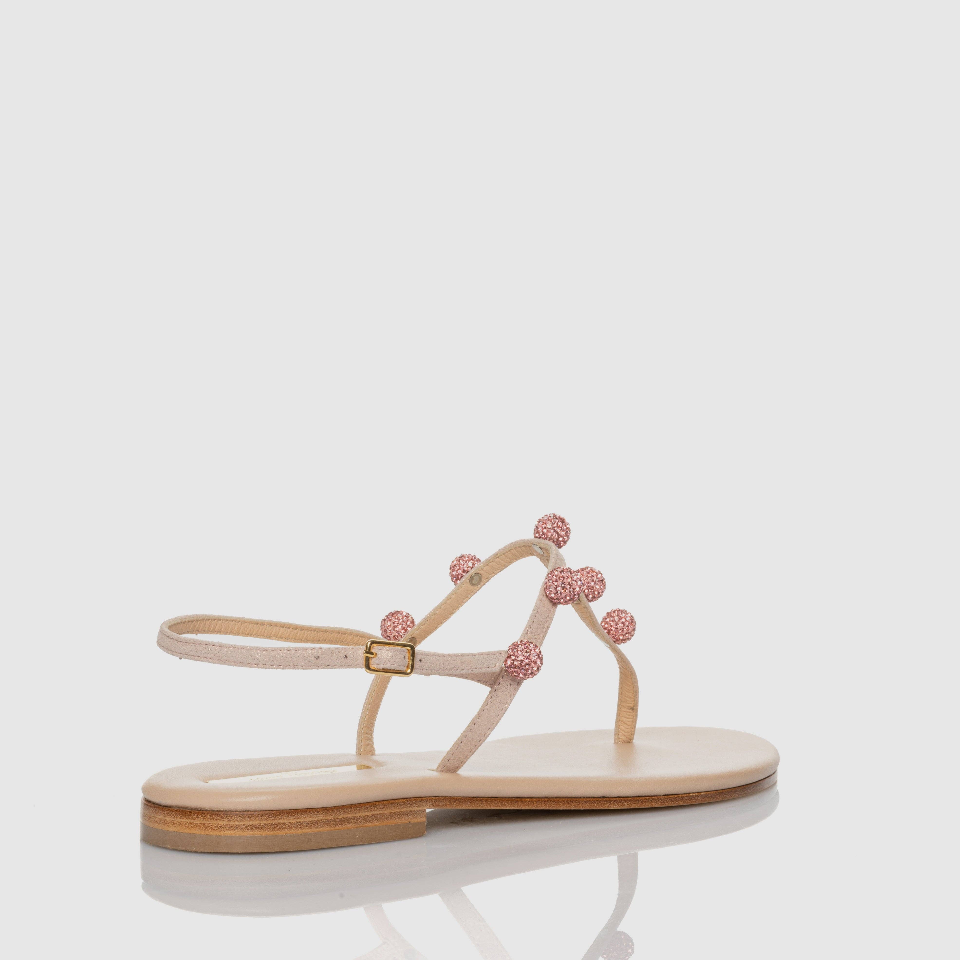 Paola Fiorenza Capri – wholesale Sandals – Women's – Atmosphere flip flop sandal in glitter suede6