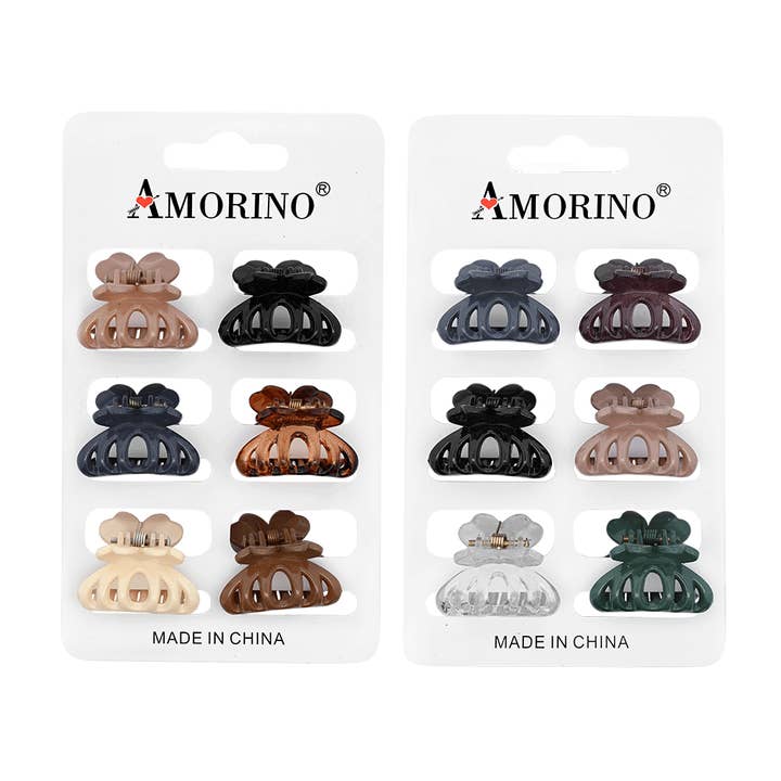 AMORINO SRL - Wholesale Hair Clip - Women's - PACK OF 72 MINI HAIR CLIPS - YN22112D438