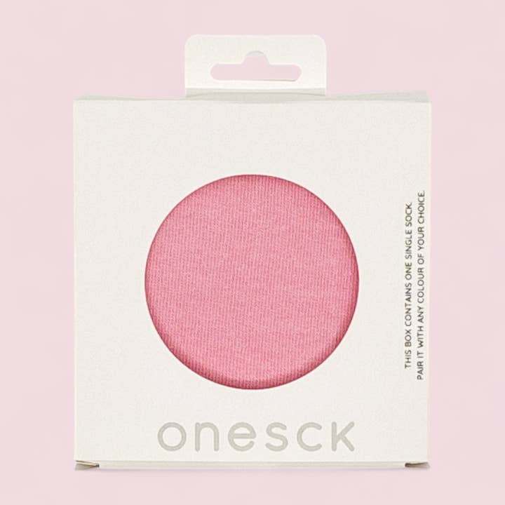 Plain Single Socks | Candy Pink Sock | Mix and Match Gift for wholesale by ONESCK