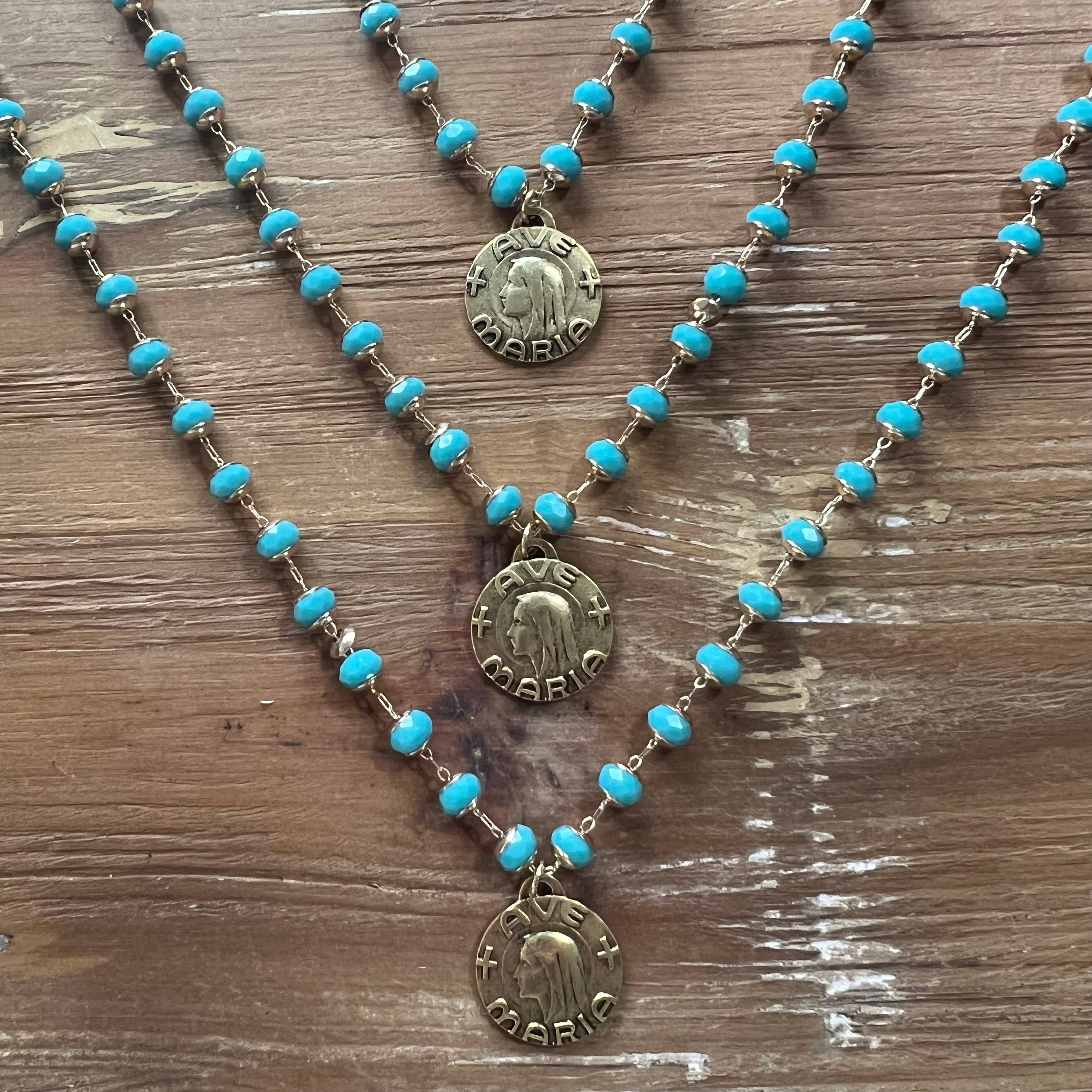 Chasing Cherubs - Wholesale Prayer Beads Necklace - Ave Maria4