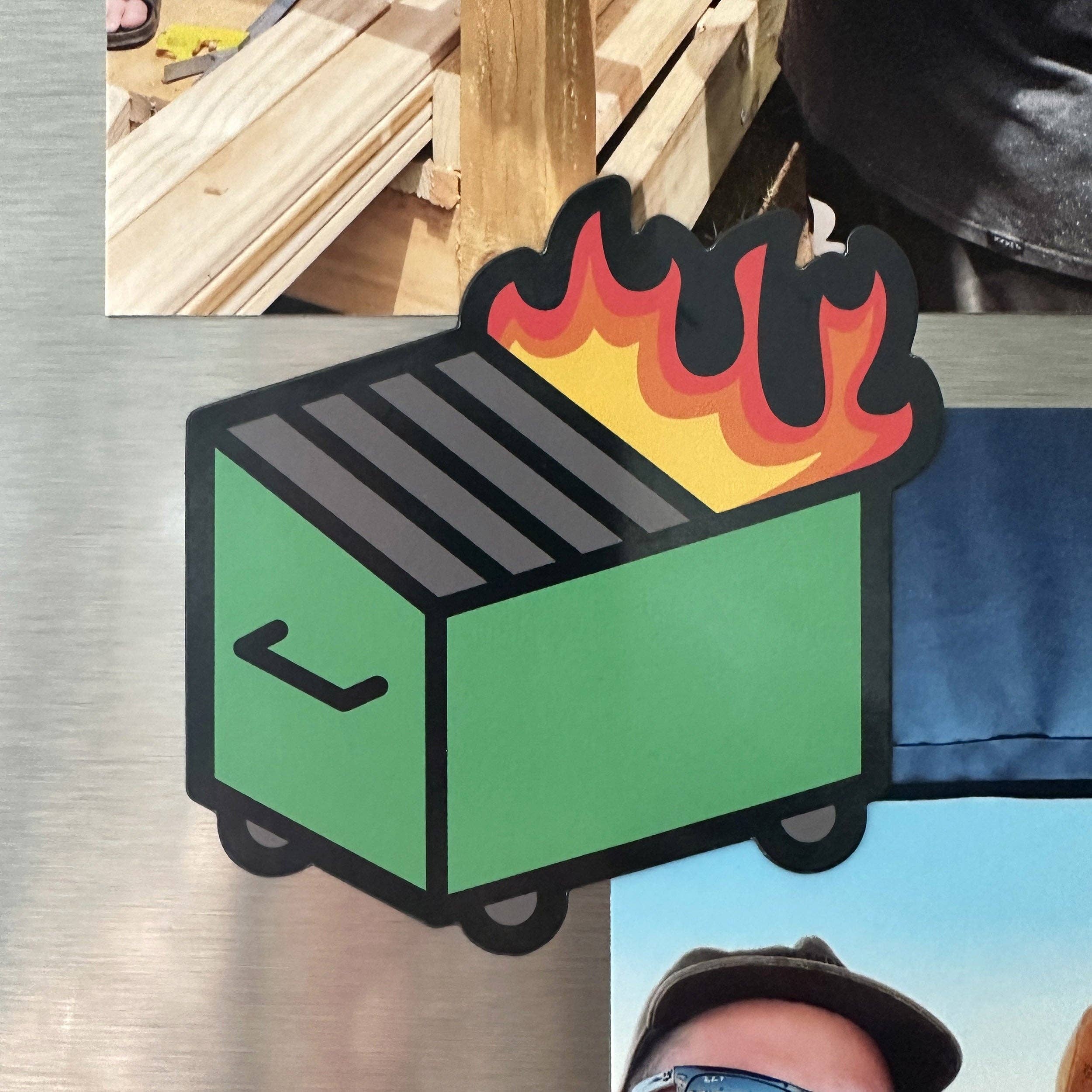 KP General Store - Wholesale Magnet - Dumpster Fire Magnet5