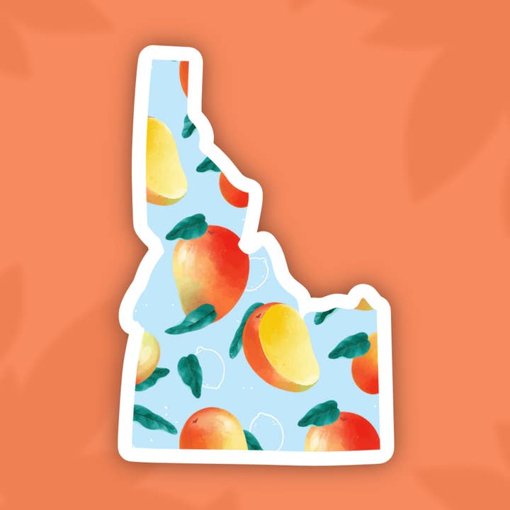 Idaho Mango State Sticker for wholesale by The State Stickers