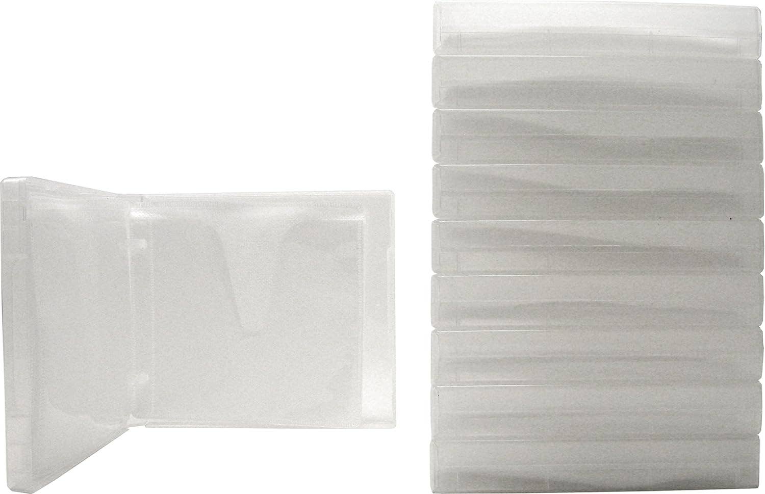 Square Deal Recordings & Supplies – Großhandel Schmuckschatulle/-Organizer – CD Jewel Box, 24 mm, 12 Scheiben, transparent, mit umlaufender Hülle2