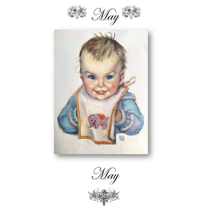 VINTAGE LADIES COLLECTION - Wholesale Memory Book - Kids & Baby - Vintage Illustrators Collection: BABY'S BOOK.11