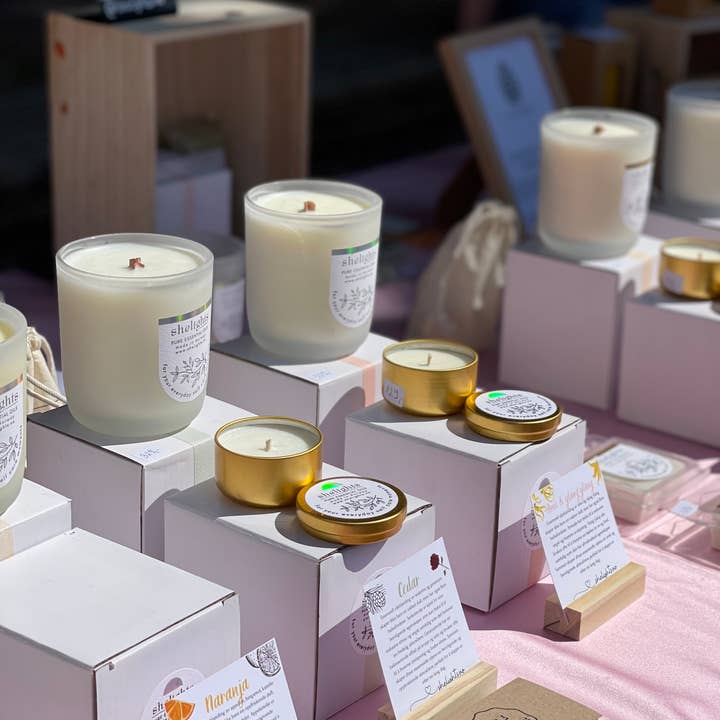 Shelights - Wholesale Jar/Filled Candle - Naranja (citrus) aromatherapy scented candle 230g4