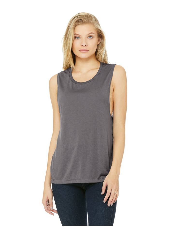 Total Apparel - Wholesale Tank Top - Women's - Bella Canvas Ladies' Flowy Scoop Muscle Tank | B880327