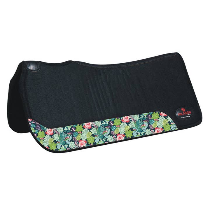 HILASON - Wholesale Horseback Riding Gear - HILASON 31 In X 30 In Western Horse 100% Wool Felt Saddle Pad10