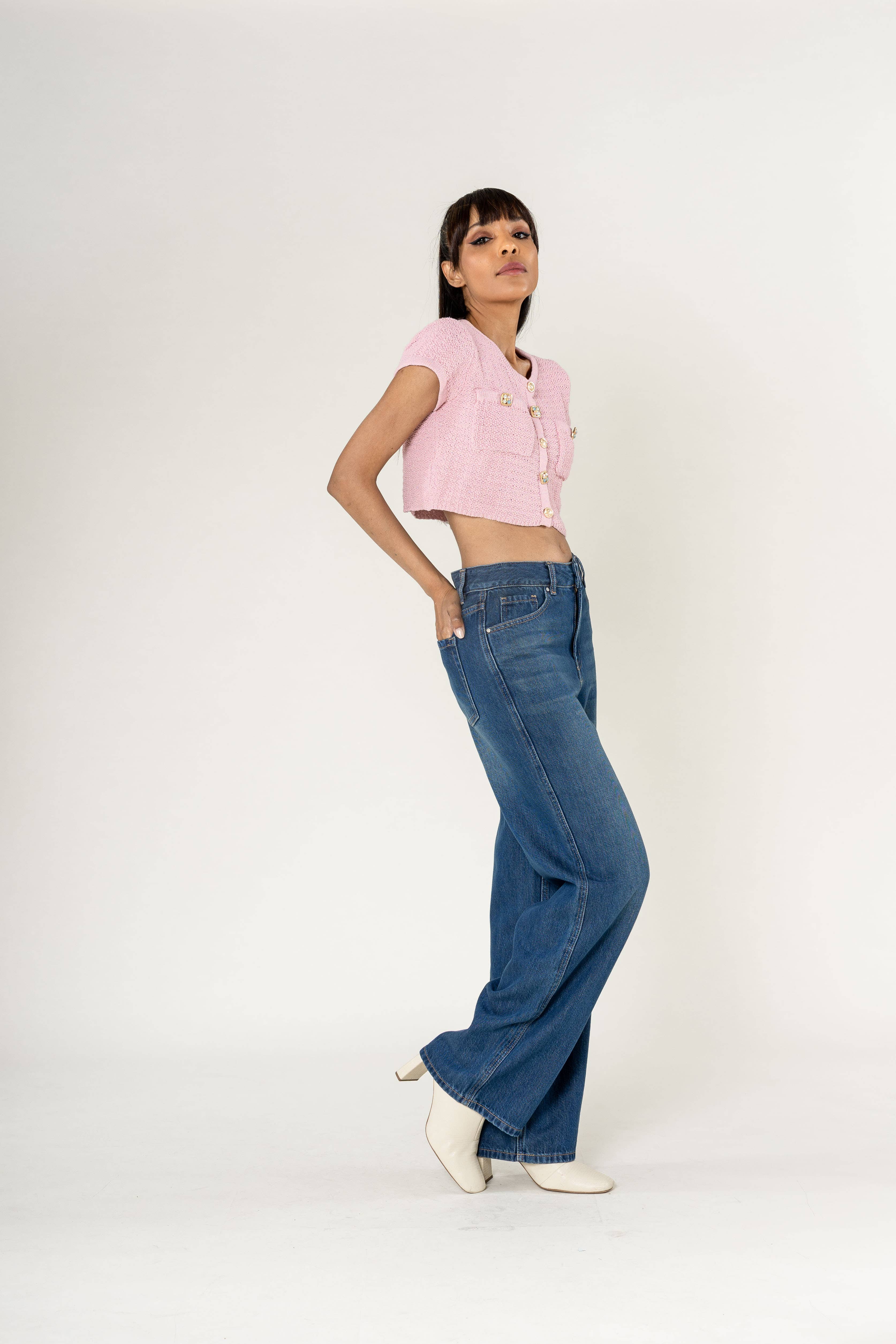 Nina Carter - Wholesale Jeans - Women's - Jean Lyocell Nina Carter large straight high waist T0016