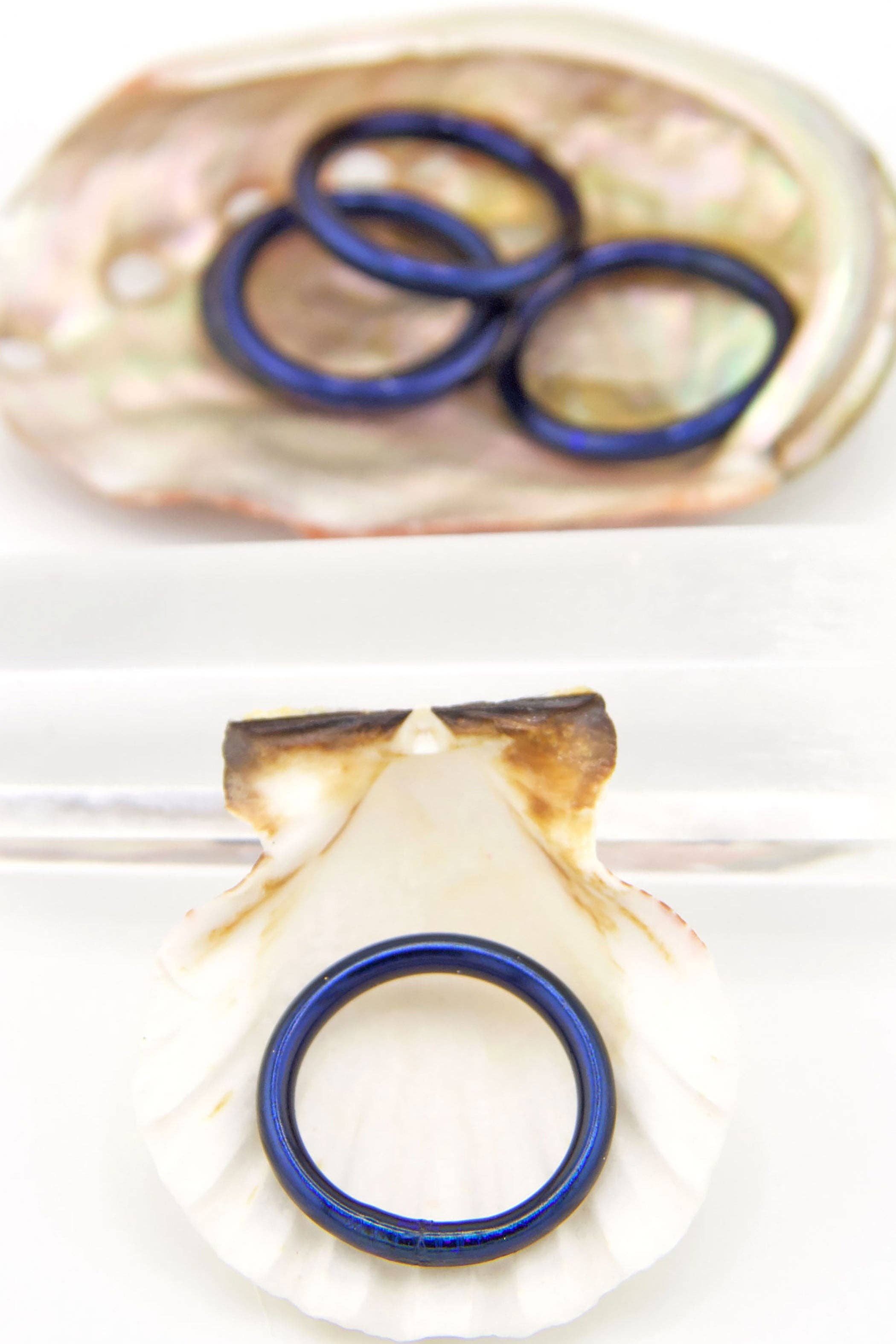 Woman Shops World - Vente Anneau/bague à empiler - Bagues de temple bouddhiste thaïlandaises simples, colorées, Kumlai12