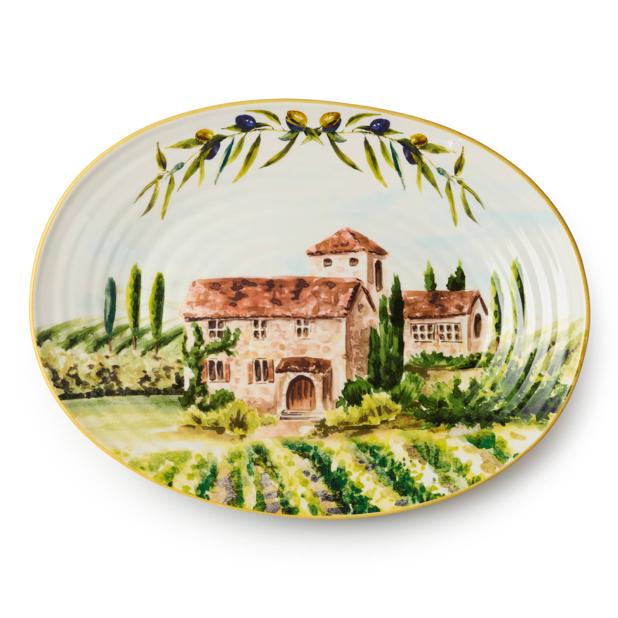 Certified International - Wholesale Platter - Tuscany Oval Platter 16in x 11.5in1