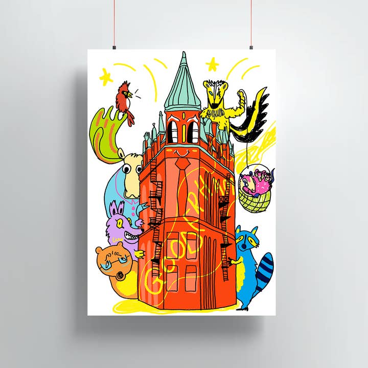 Toronto Gooderham Building Print for wholesale by Yangsgallery