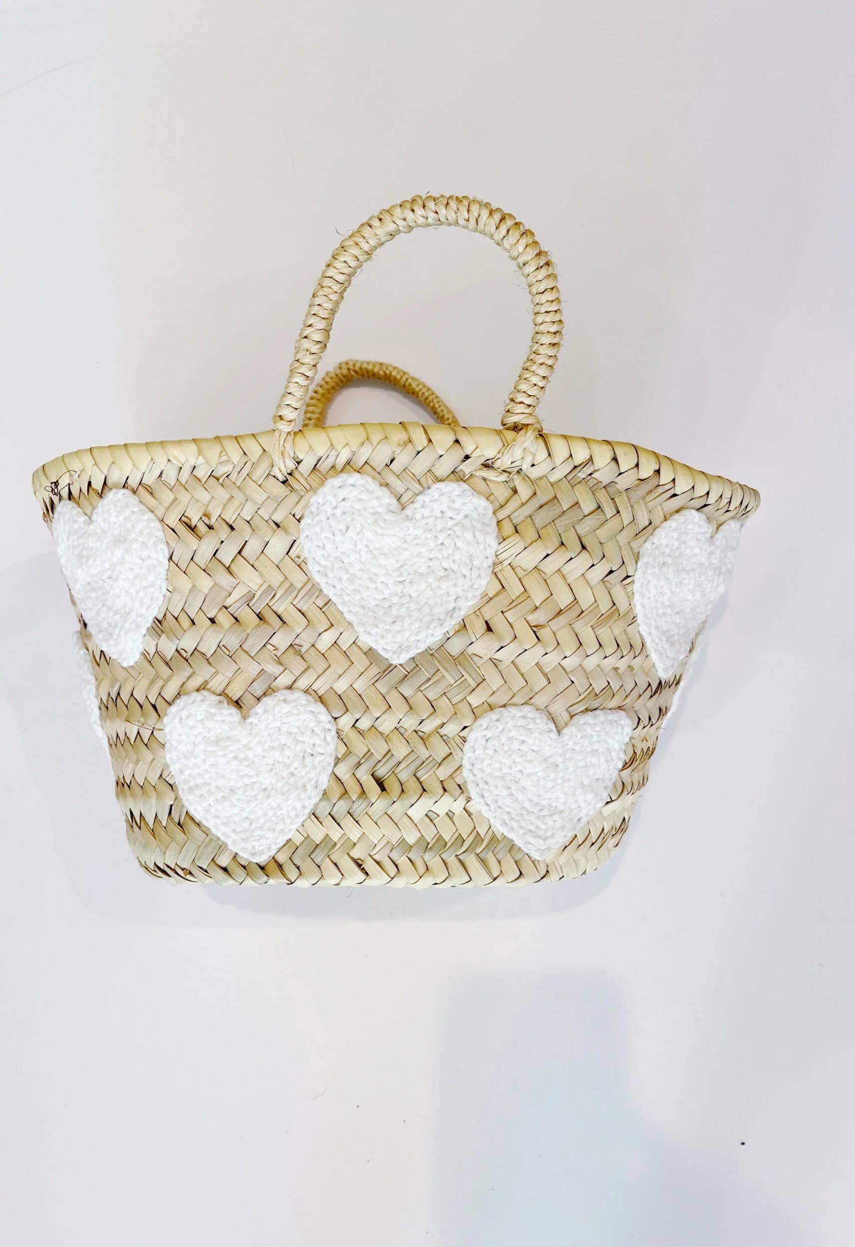 High crafty – wholesale Basket – Heart Basket – Hand-Embroidered Moroccan Straw Bag in Pink o6