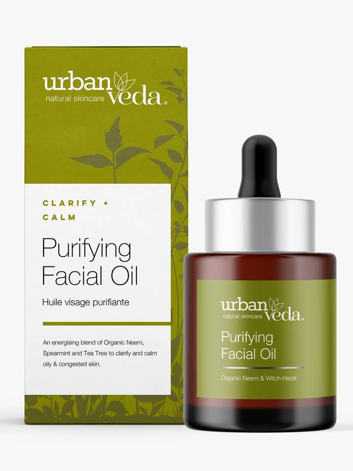 Purifying Neem & Tea Tree Facial Oil Urban Veda Urban Veda for wholesale by Urban Veda
