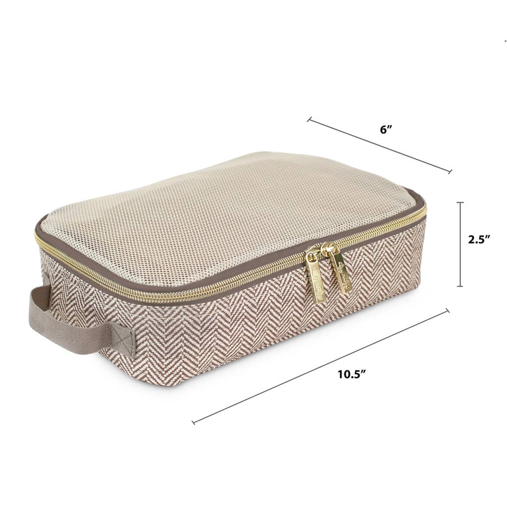 Itzy Ritzy - Wholesale Diaper Bag - Baby - Taupe Pack Like a Boss™ Diaper Bag Packing Cubes7