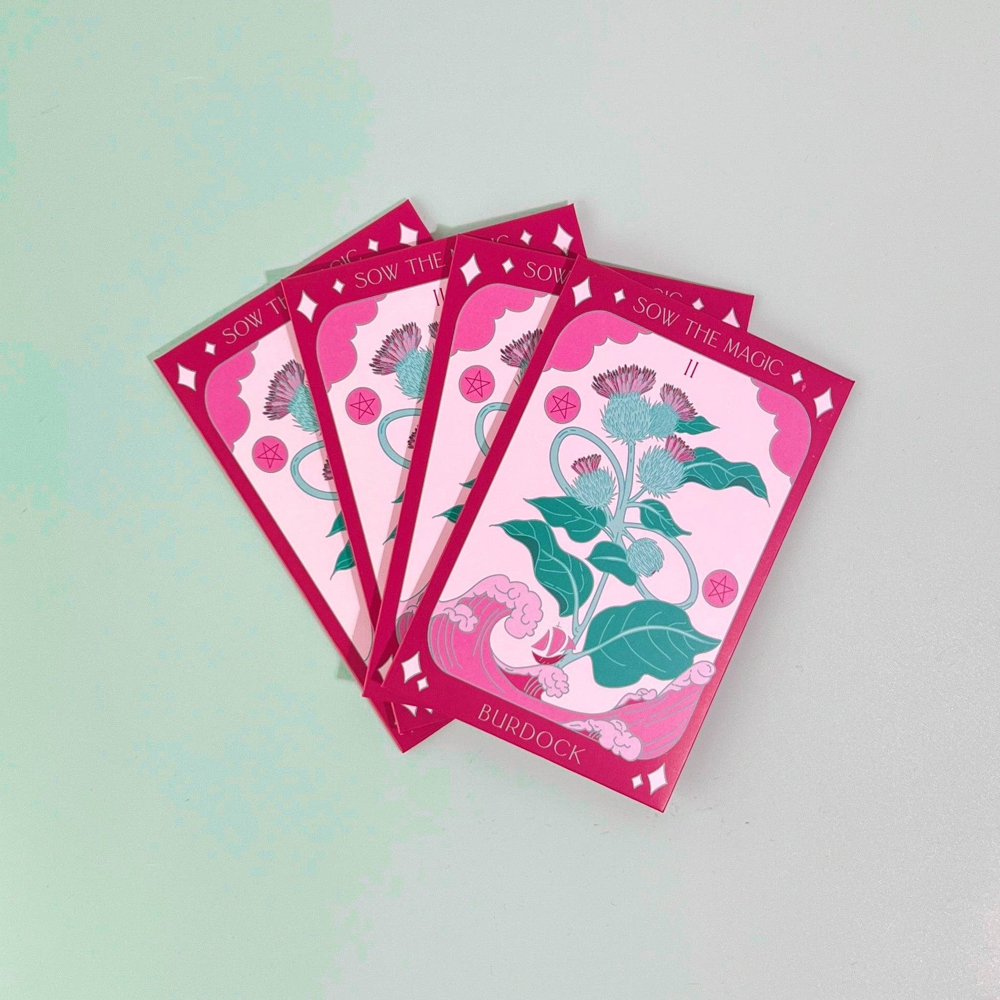Sow the Magic - Wholesale Tarot Cards - Burdock Tarot Seed Packet2